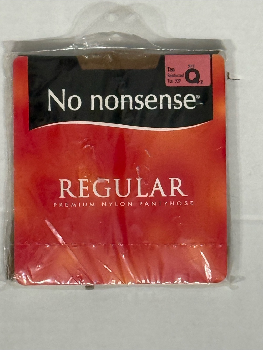 No Nonsense Regular Premium Nylon Pantyhose Size Q1